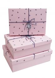 Набор подарочных коробок А-08195-46/47 (Розовый)