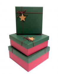 Набор подарочных коробок А-09443 (Зелёный)