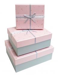 Набор подарочных коробок А-107-493/2 (Розовый)