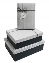 Набор подарочных коробок А-11264 (Серый)
