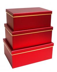 Набор подарочных коробок А-121928 (Красный)