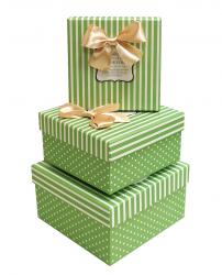 Набор подарочных коробок А-14-05080-1/2 (Зелёный)