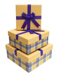 Набор подарочных коробок А-15-07225 (Жёлтый)