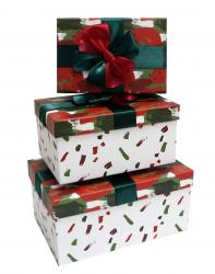 Набор подарочных коробок А-15-07230 (Красно-зелёный)
