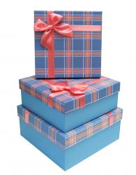 Набор подарочных коробок А-15-07300 (Голубой)