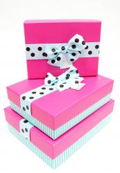 Набор подарочных коробок А-15210 (Розовый)
