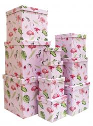 Набор подарочных коробок А-18103 (Фламинго)