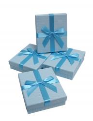 Набор подарочных коробок (один размер в упаковке) А-1842-401 (Ярко-голубой)