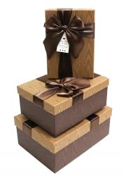 Набор подарочных коробок А-18516 (Светло-коричневый)