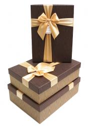 Набор подарочных коробок А-18531 (Тёмно-коричневый)