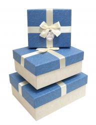 Набор подарочных коробок А-19475 (Голубой)