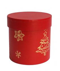 Набор новогодних подарочных коробок А-20824 (Красная)