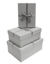 Набор подарочных коробок А-2308-25 (Серый)