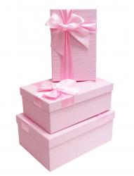 Набор подарочных коробок А-2316-607 (Розовый)