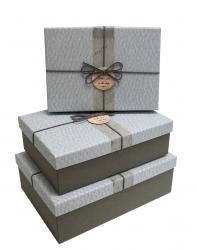 Набор подарочных коробок А-23601-53 (Серый)