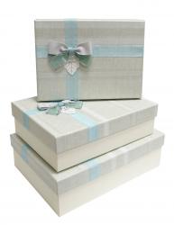 Набор подарочных коробок А-23601-55 (Нежно-бирюзовый)