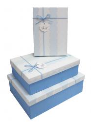 Набор подарочных коробок А-23701-41 (Голубой)