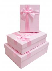 Набор подарочных коробок А-2533-13 (Розовый)