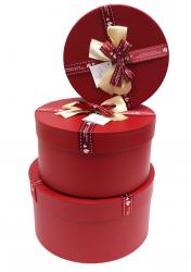 Набор подарочных коробок А-2602-3 (Красный)