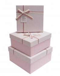 Набор подарочных коробок А-3308-18 (Розовый)