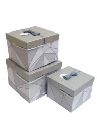 Набор подарочных коробок А-3351-3А (Серый)