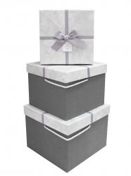 Набор подарочных коробок А-3351-7 (Серый)