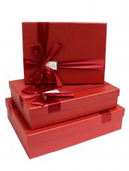 Набор подарочных коробок А-36210 (Красный)