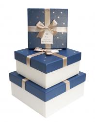 Набор подарочных коробок А-401814 (Синий)