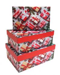 Набор новогодних подарочных коробок А-40229 (Подарки)
