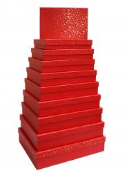 Набор подарочных коробок А-429 (Красный)