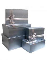 Набор подарочных коробок ГИГАНТ А-5501-9 (Серый)