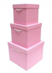 Набор подарочных коробок А-56 (Розовый)