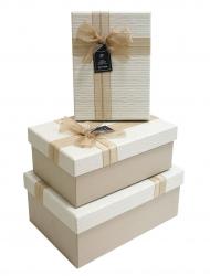 Набор подарочных коробок А-61301-44 (Кремовый)