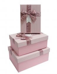 Набор подарочных коробок А-61301-79 (Розовый)