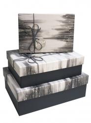 Набор подарочных коробок А-61306-20 (Серый)