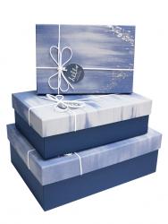 Набор подарочных коробок А-61306-20 (Синий)