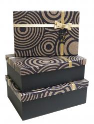 Набор подарочных коробок А-61337-22 (Золотой)
