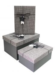 Набор подарочных коробок А-61346-20 (Серый)