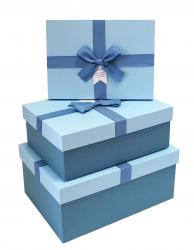 Набор подарочных коробок А-61348-12 (Голубой)