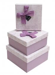 Набор подарочных коробок А-62301-32 (Лиловый)