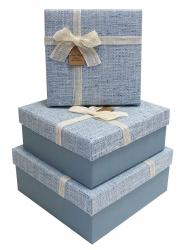 Набор подарочных коробок А-62314-29 (Голубой)