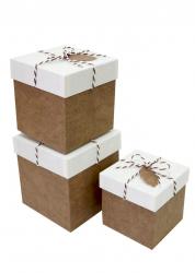 Набор подарочных коробок А-8303-22 (Белый)