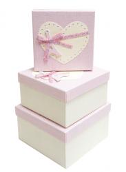 Набор подарочных коробок А-8305-11 (Розовый)