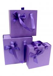 Набор подарочных коробок А-8331-1 (Сиреневый)