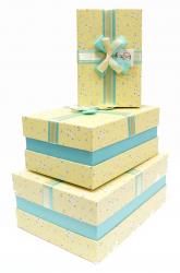 Набор подарочных коробок А-015-05-6 (Жёлтый)