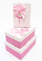 Набор подарочных коробок А-91301-65 (Розовый)