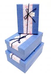 Набор подарочных коробок А-91301-73 (Синий)