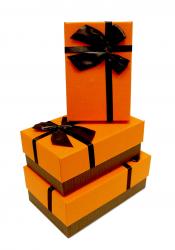 Набор подарочных коробок А-91305-4 (Оранжевый)