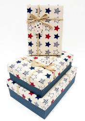 Набор подарочных коробок А-91306-26 (Звёзды)