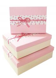 Набор подарочных коробок А-91307-74 (Розовый)